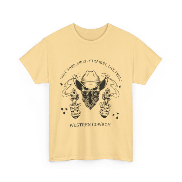 Live Free Western Cowboy T-Shirt